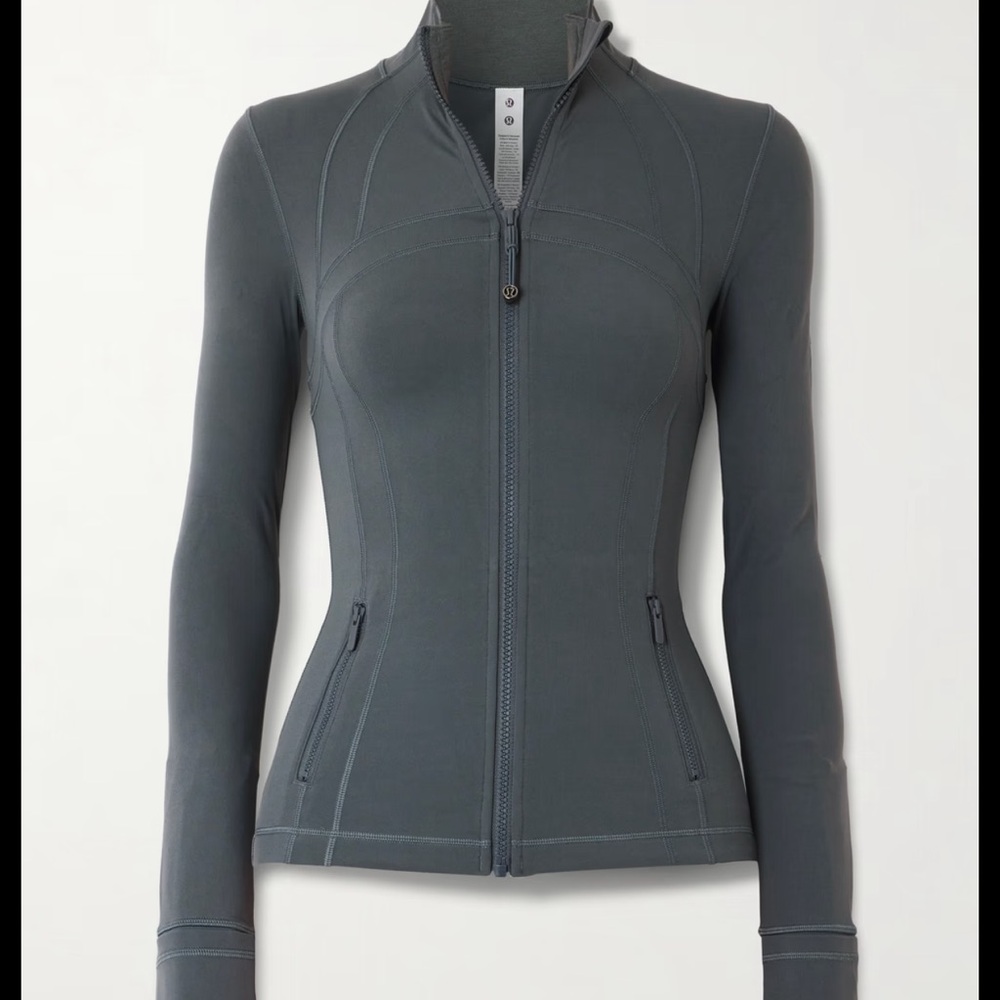 Women's Gray Fitted Jacket